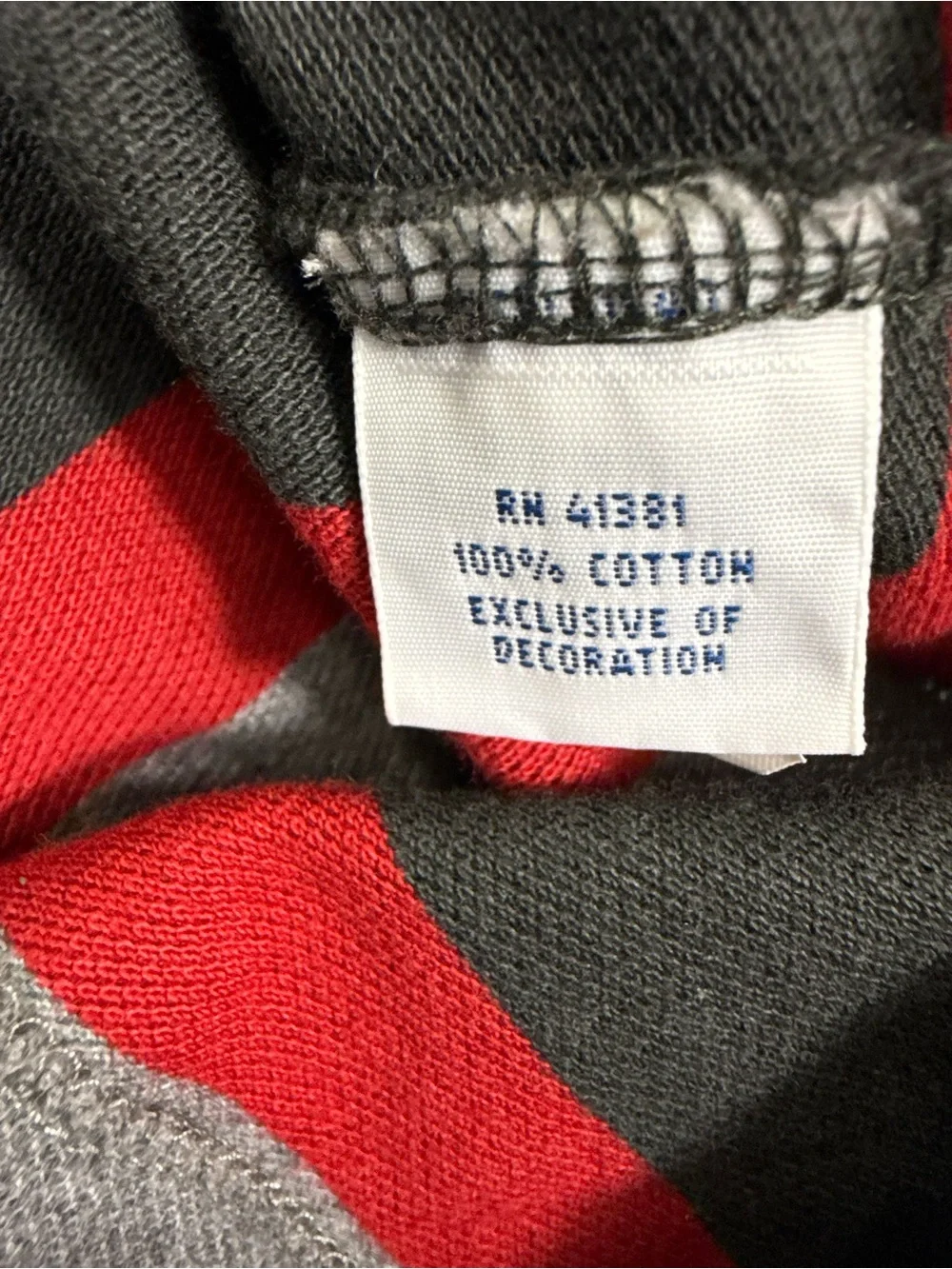 Ralph Lauren Black, Gray & Red Striped Polo Shirt